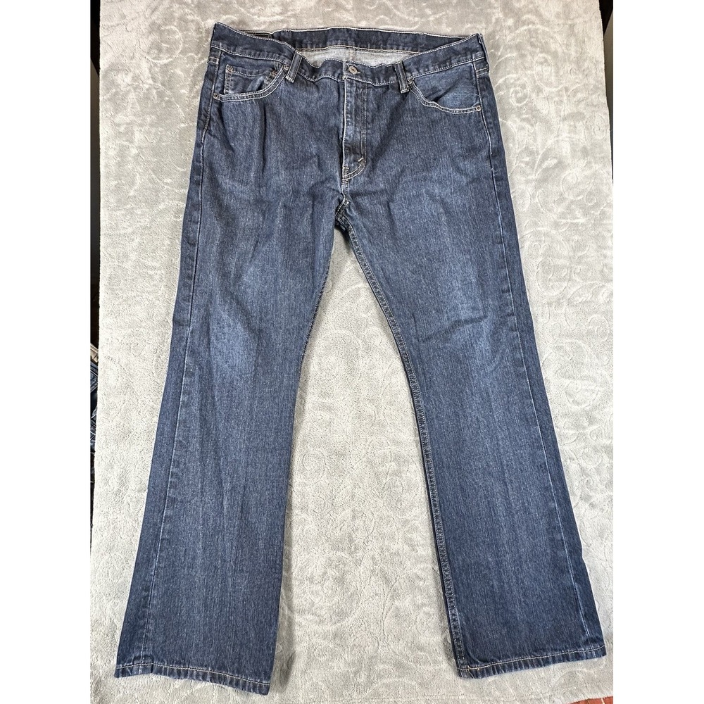 Levi's 527 Boot Cut Jeans Mens 38x30 Blue Denim Dark Wash Relaxed Cowboy Classic
